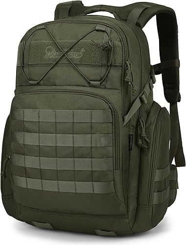 Miniatura 9 de Mardingtop - Mochila táctica Molle de 40L para senderismo, camping, Caqui Caqui,Verde militar,Negro,Verde (Ranger