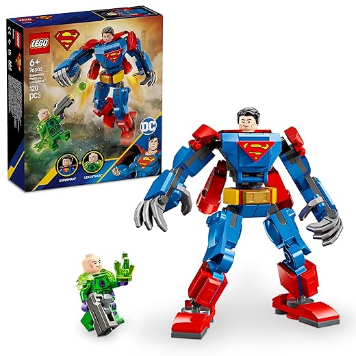 En Oferta Lego Dc Armadura Robótica De Superman Vs. Lex Luthor Juguete De Superhéroes Con Minifiguras Para El Juego De Rol De Batallas, Regalo Para Niños Y Niñas De 6 Años O Más 76302