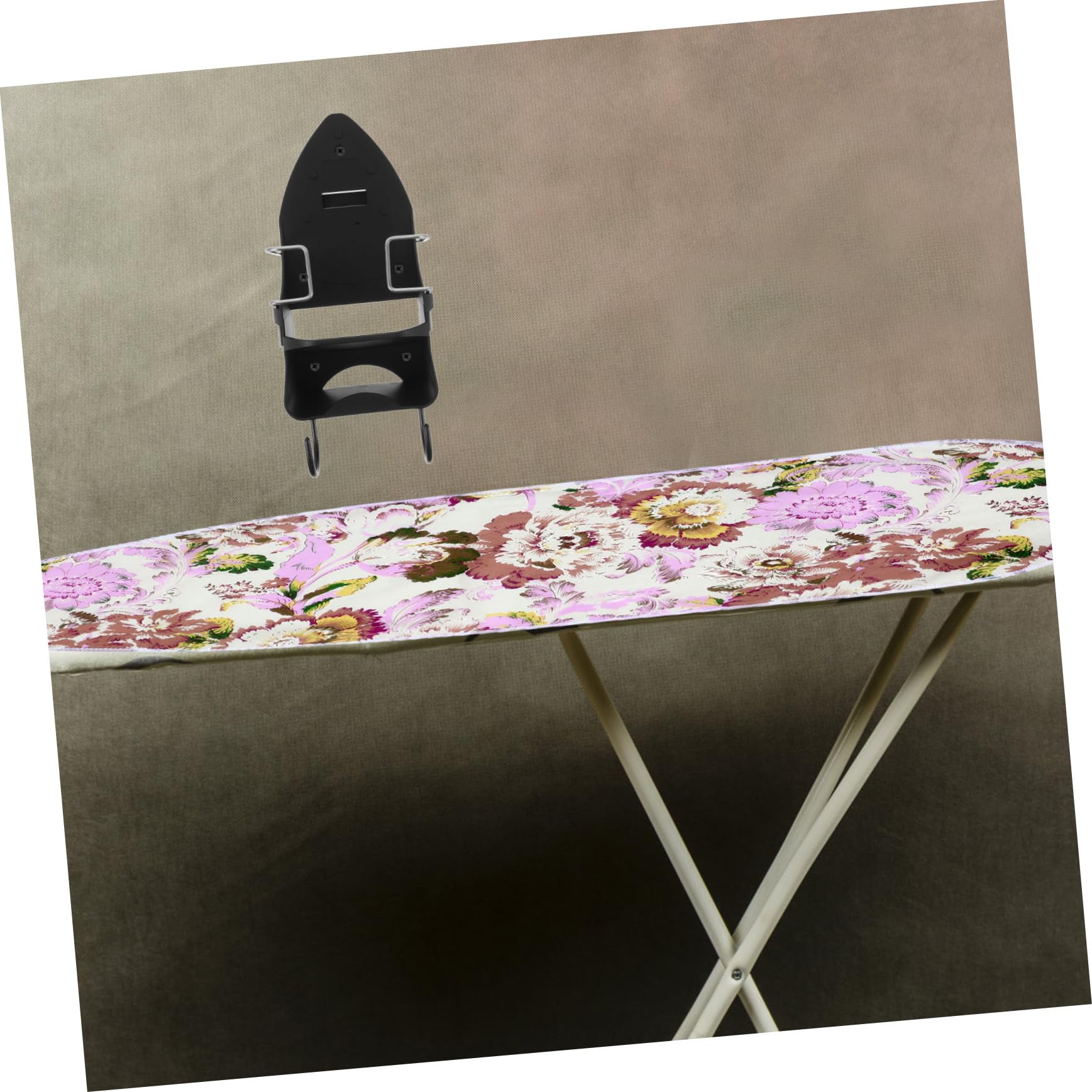 Mobestech Appendino in Acciaio Inossidabile per Asse da Stiro Supporto da Parete per Appendere Rastrelliera Organizer per Accessori da Stiro Supporto Parete