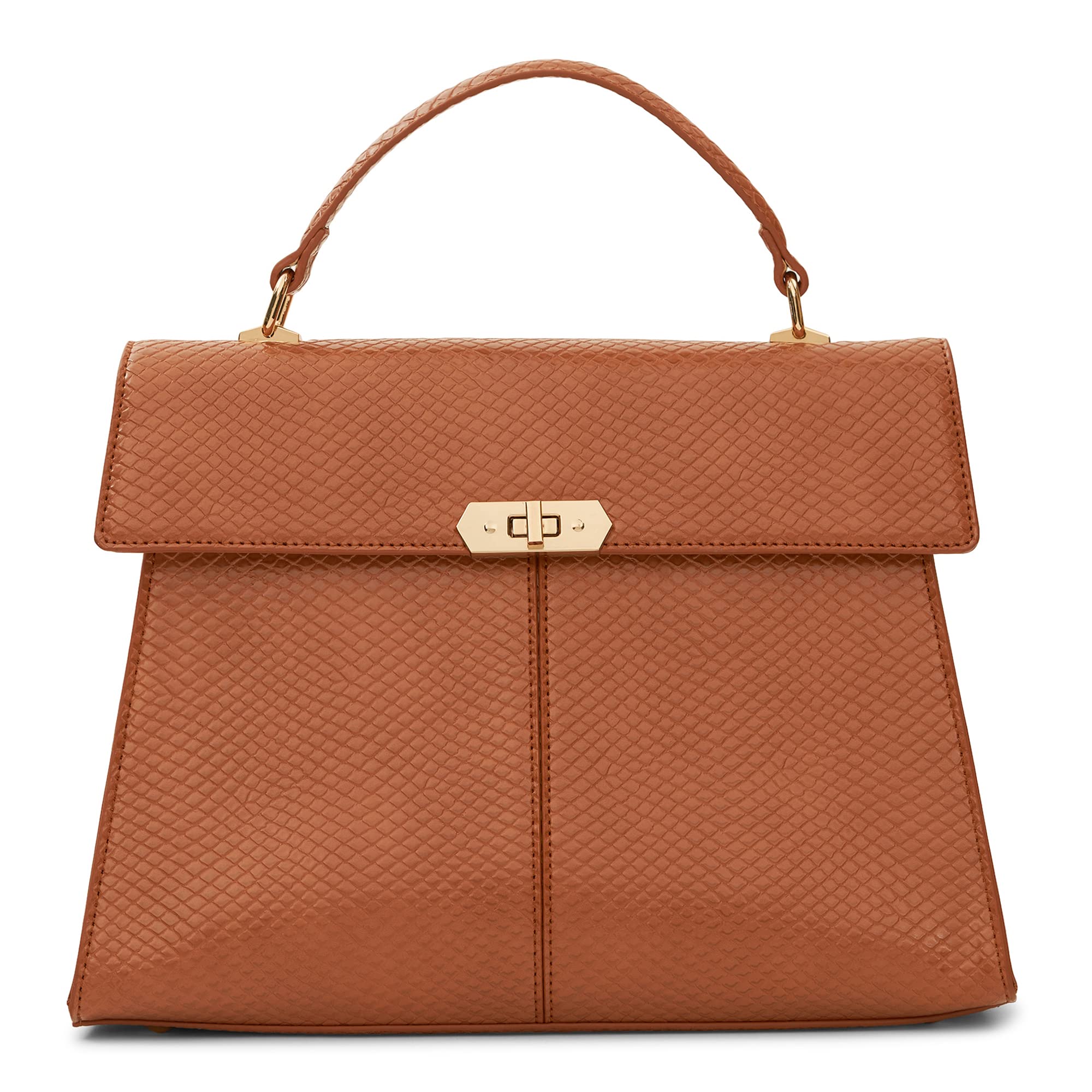 Miraggio Venus Top-Handle Handbag with Detachable & Adjustable Sling Strap for Women | Snake Texture (B0BCGRVP7Z) Amazon Price History, Amazon Price Tracker