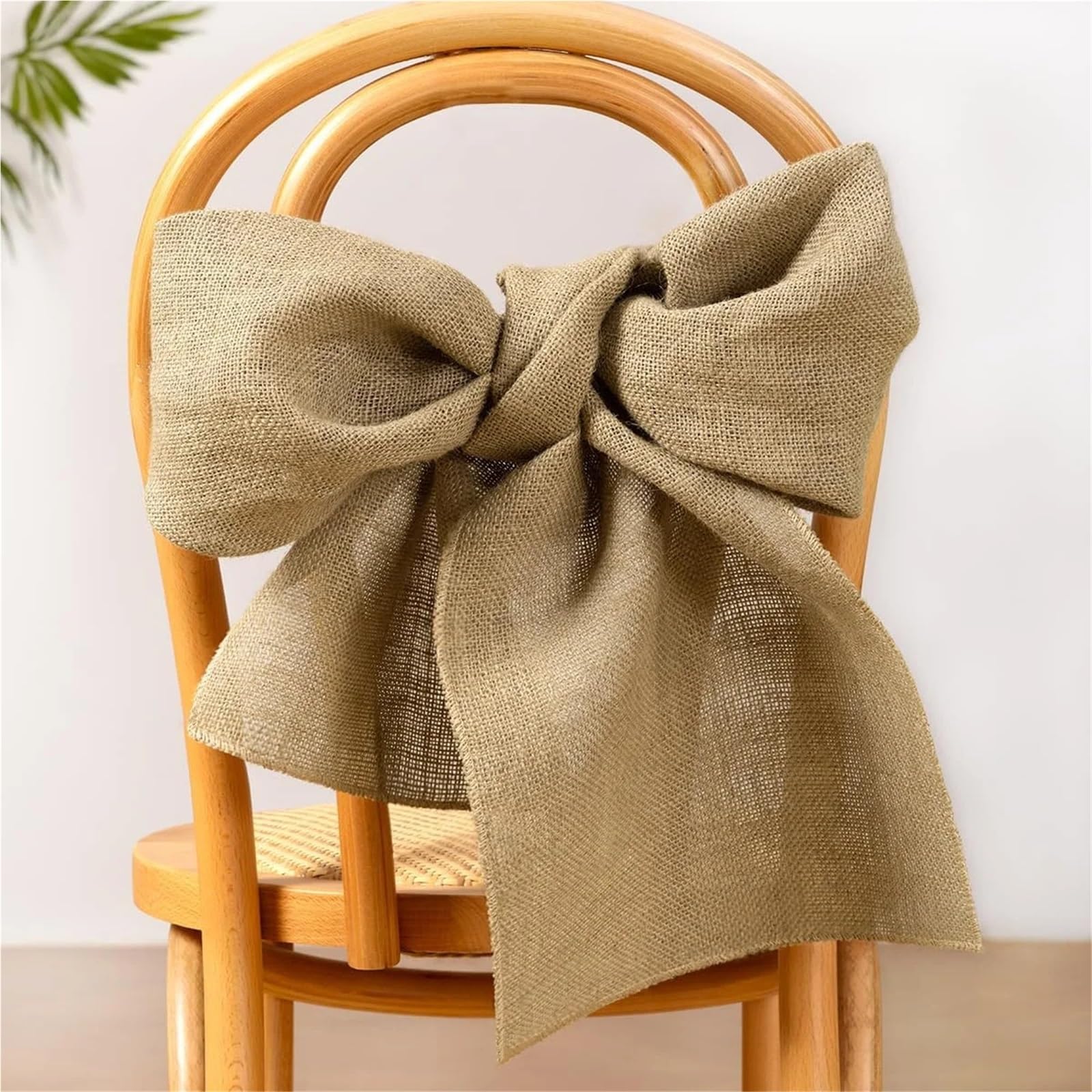 Chemin de Table en Toile Jute Naturelle, écharpes Chaise Tissu Ferme pour Mariages(30x300cm,Style B)