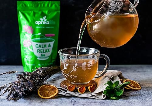 Miniatura 10 de Té para dormir con guía de sueño té de hierbas 100 naturales para dormir con 12 hierbas manzanilla melissa menta lavanda promueve la relajación el