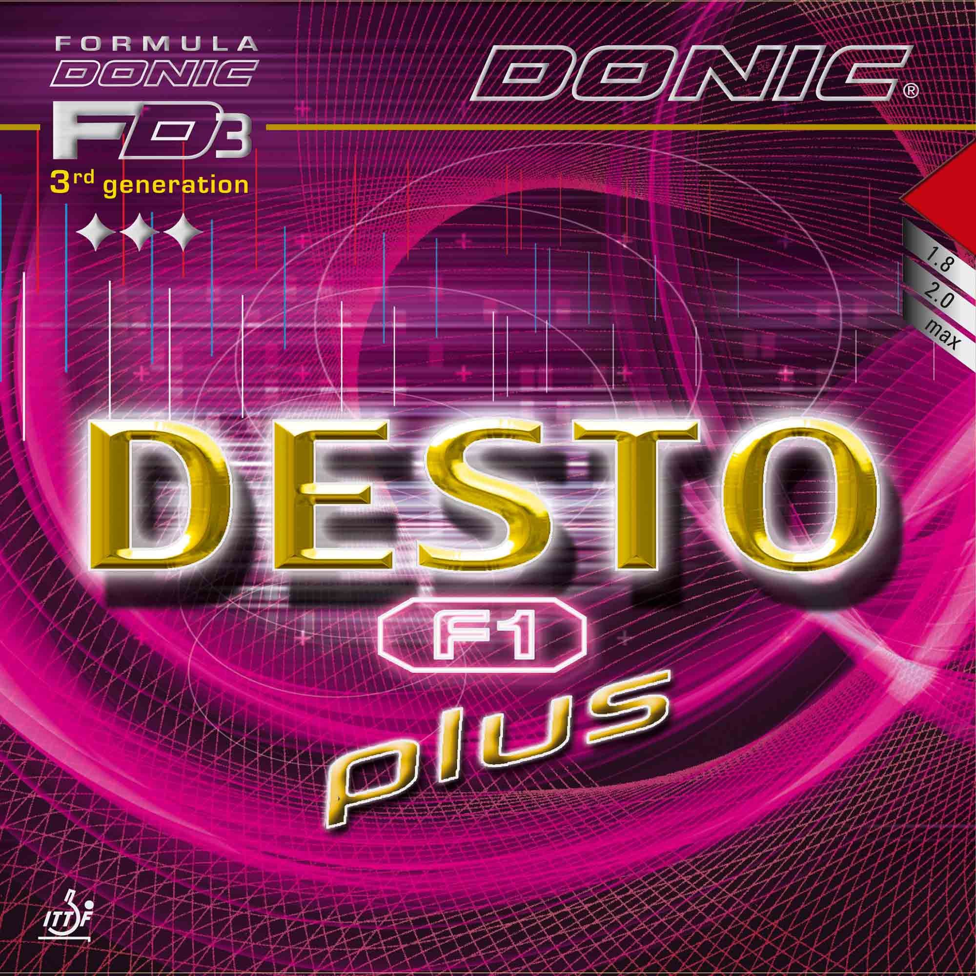 Donic Desto F1 Plus Tenis de Mesa Goma