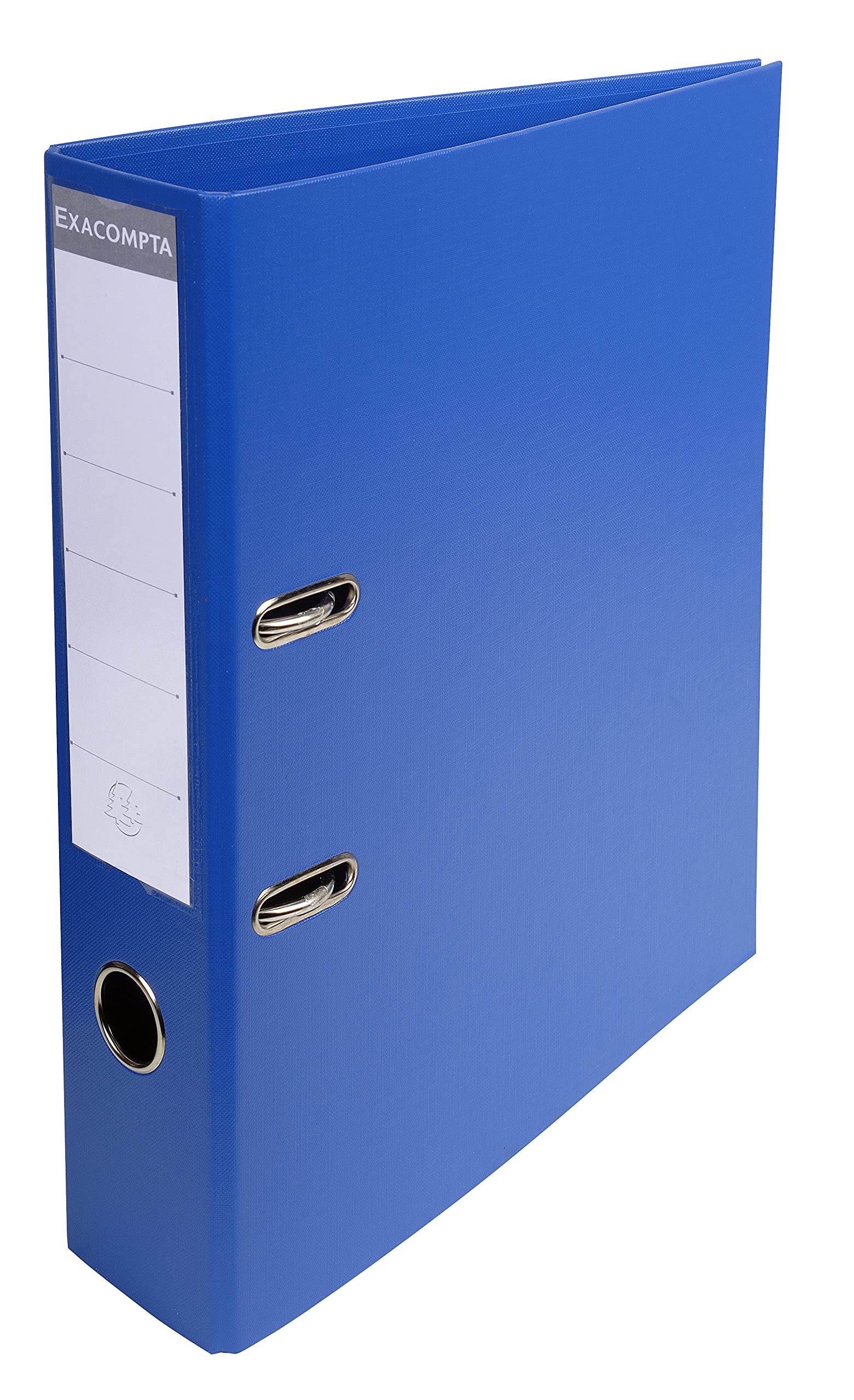 Exacompta - rif. 58752E - cartone da 50 raccoglitori a leva A4 Export- dorso da 70mm - meccanismo 75mm - dimensioni esterne: 32X29X7 cm - formato per archiviazione A4 - colore: blu scuro