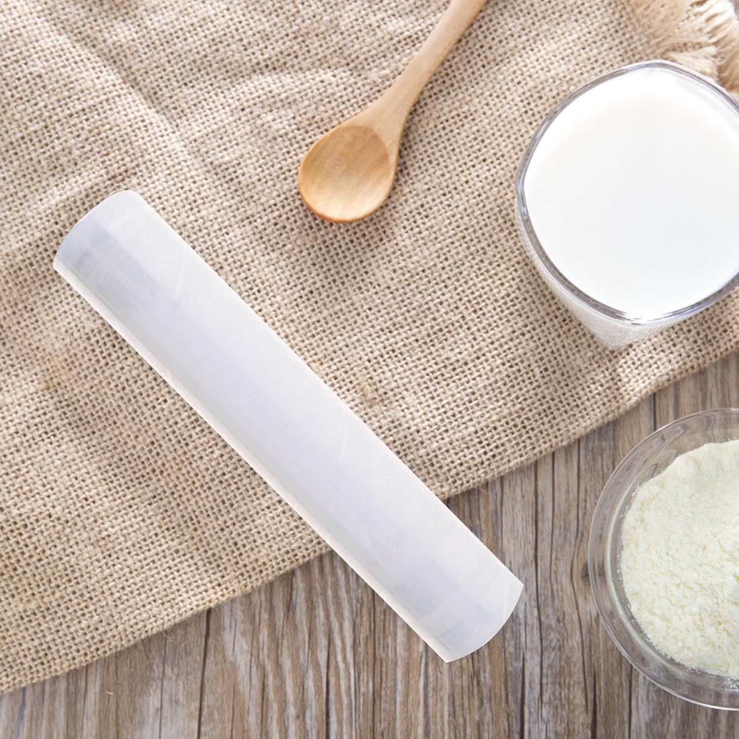 Disposable Pe Food Wrap Roll 2pcs 25cm X 45m Cling Film with Cutter for Food Storage and Fresh-keeping in Kitchen and Foodservice Use