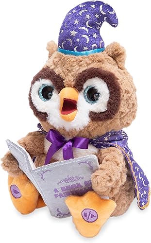 Miniatura 5 de Cuddle Barn Octavius The Storytelling Owl - Juguete de peluche animado de 12 pulgadas | Ojos iluminados, movimientos de la boca y se balancea la