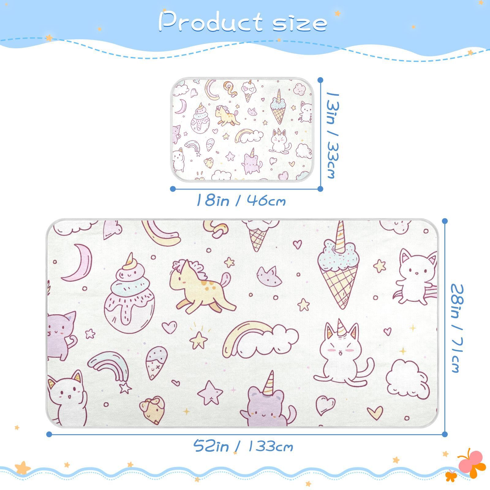 Cooling Baby Waterproof Crib Mattress Cover 28