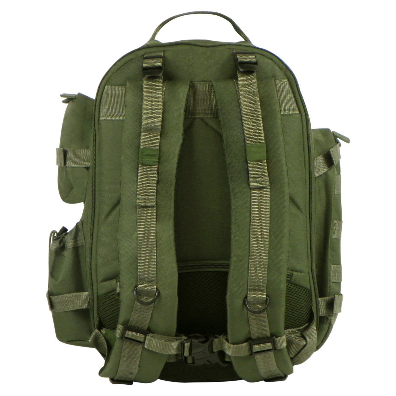 East West U.S.A RT515 Tactical Molle Sport Military Assault Expandable Trekking Bag, Olive