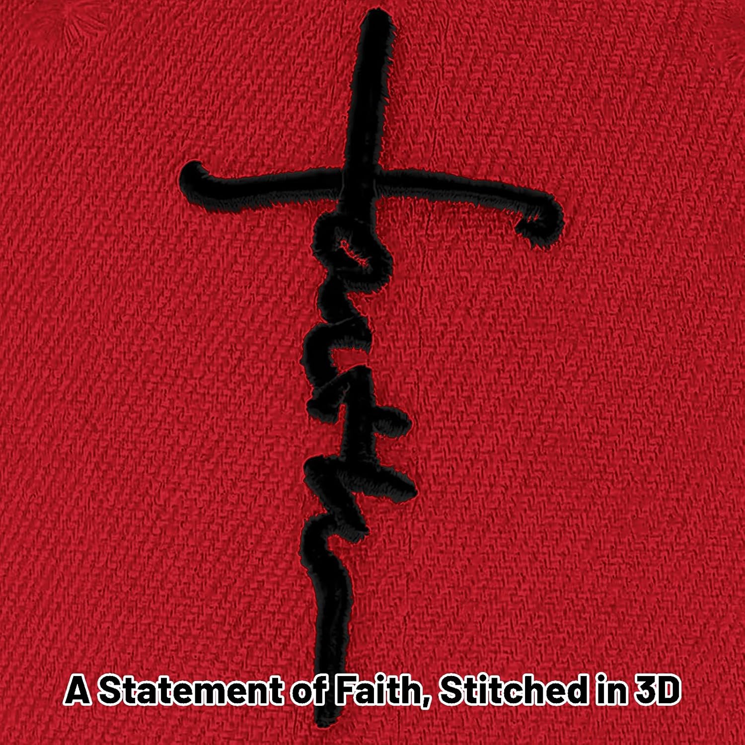 3D Embroidered Christian Hat for Men & Women, Jesus Faith Cross Hat, Religious Gifts for Christians Clothes - Image 2