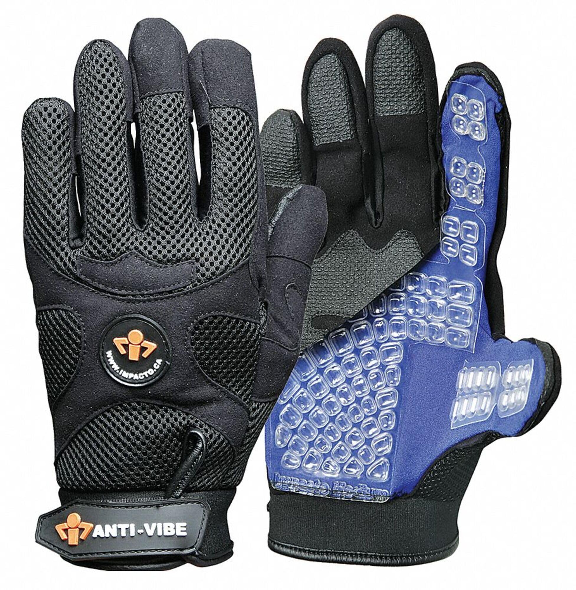Anti-Vibration Gloves, Full, 2XL, PR
