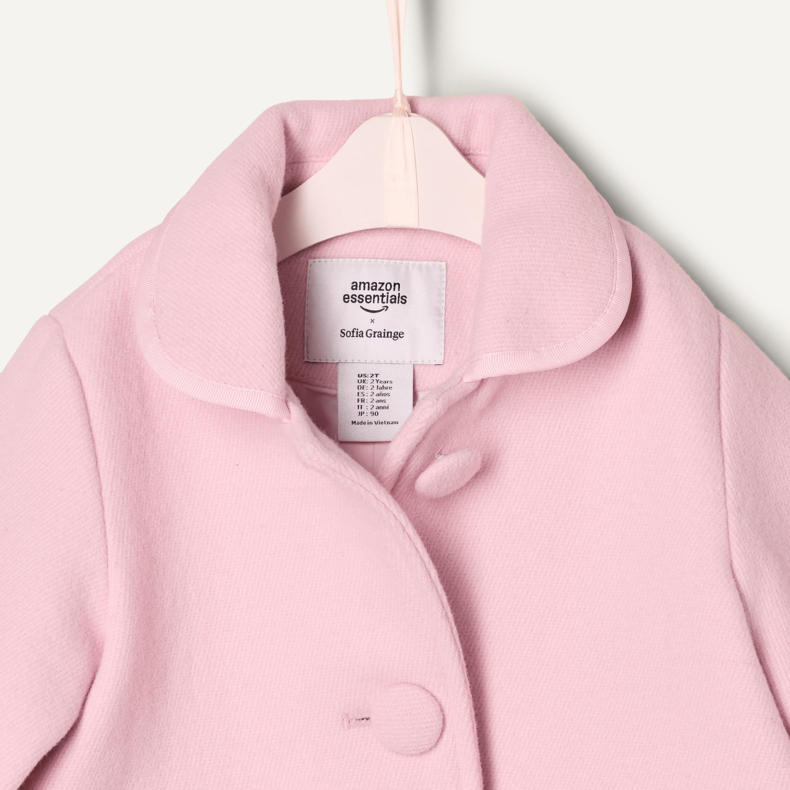 Amazon Essentials Bebé-Niñas Abrigo de Lana