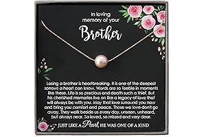 Meaningful Bereavement Necklace for Brothers