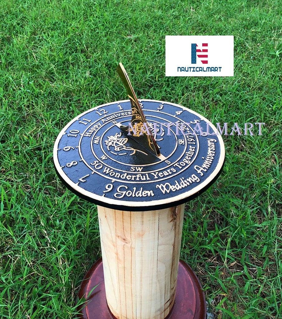 Wedding Anniversary Sundial Gift by Nauticalmart