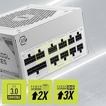 MSI MAG A850GL PCIE5 WHITE 850W 電源ユニット MAG A850GL PCIE5 WHITE | Power Supply | Overflow With Power