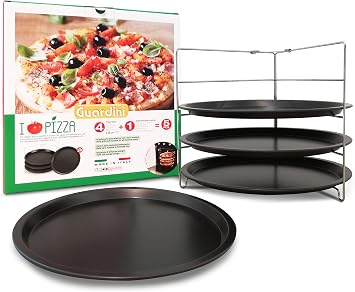 Guardini Set of 4 Pizza Molds + Stand