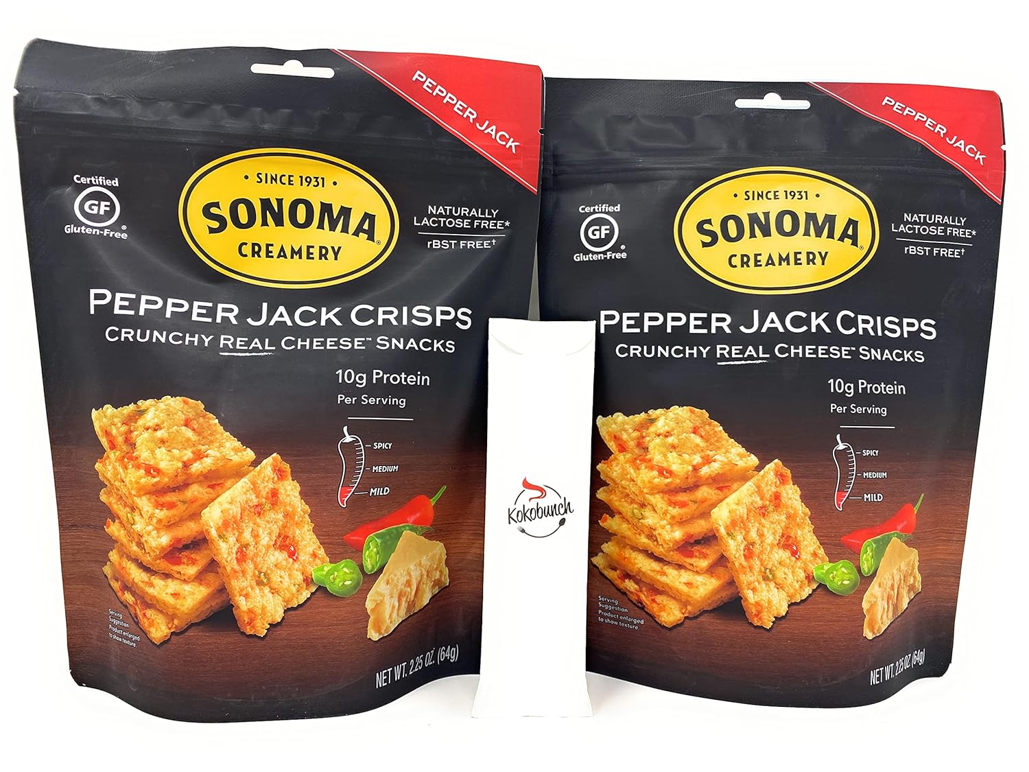 S Creamery Crunchy Pepper Jack Cheese Crisps With Real