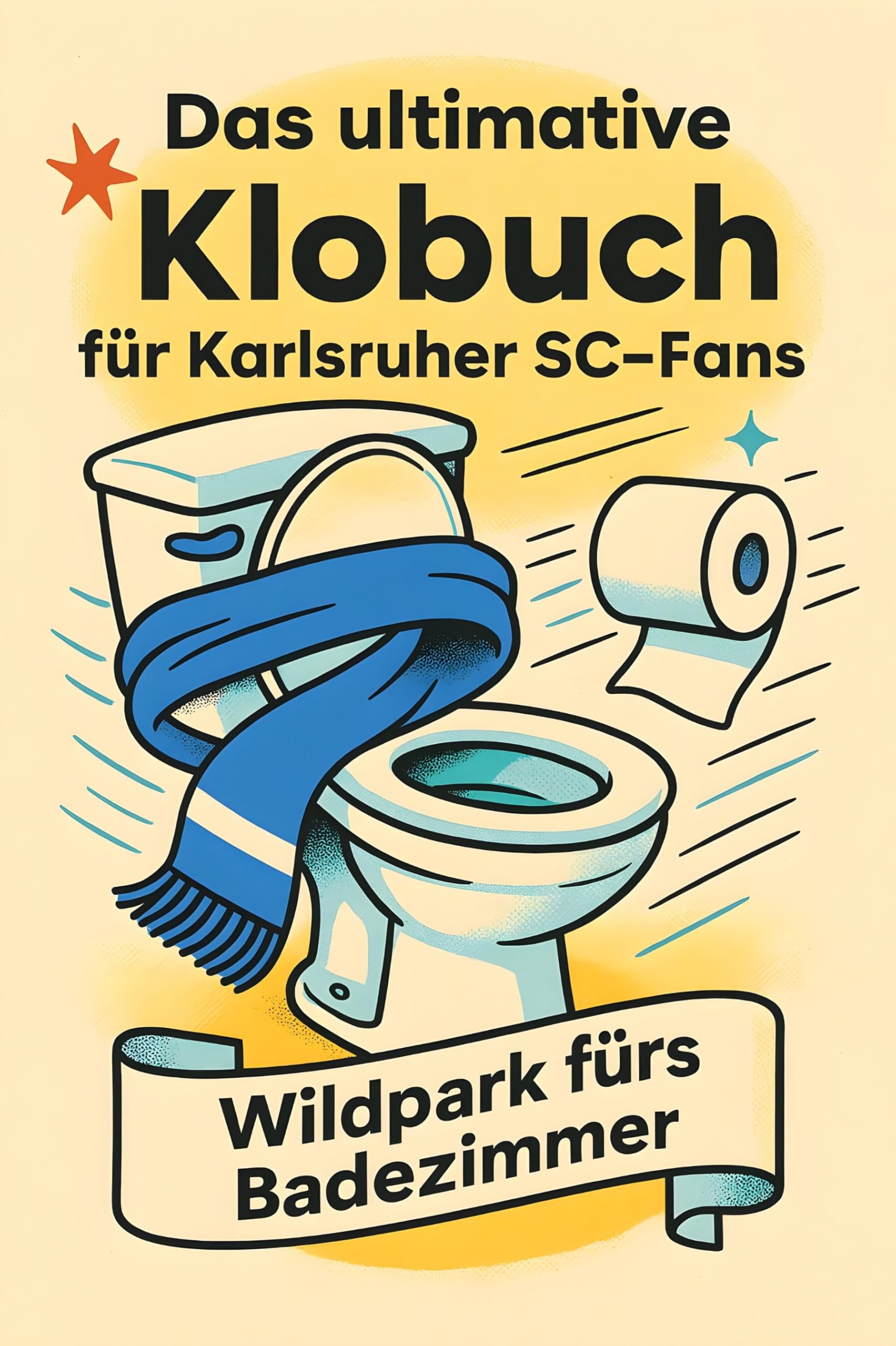 Das ultimative Klobuch für Karlsruher SC-Fans: Wildpark fürs Badezimmer. Lustiges Geschenk mit Lifehacks, Fun Facts und Geschichten