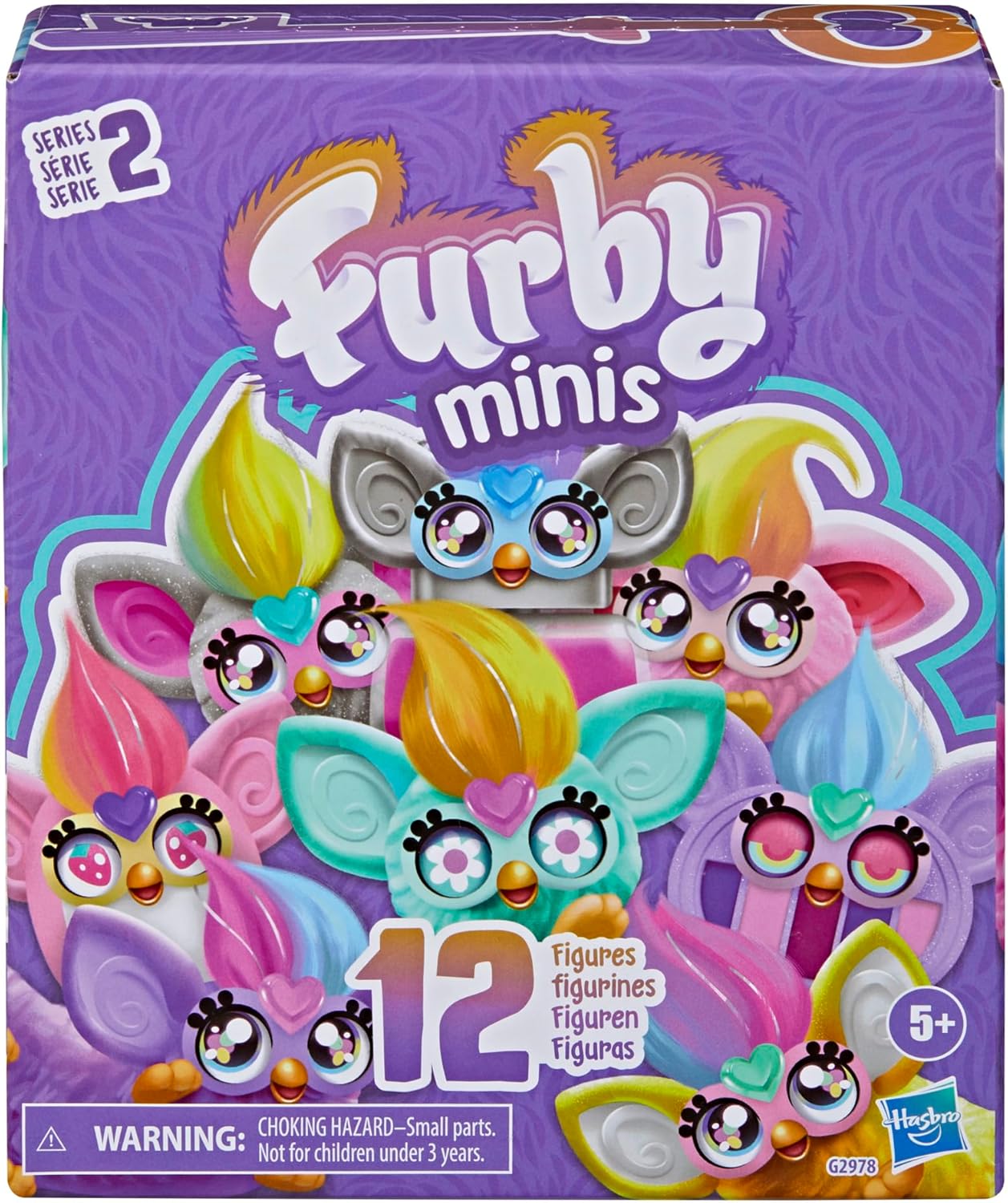 Furby Minis Fashion Theme 12 Figure Multipack, 1 Inch Collectible Toys for Kids 5+, Series 2 (Amazon Exclusive) - Image 2