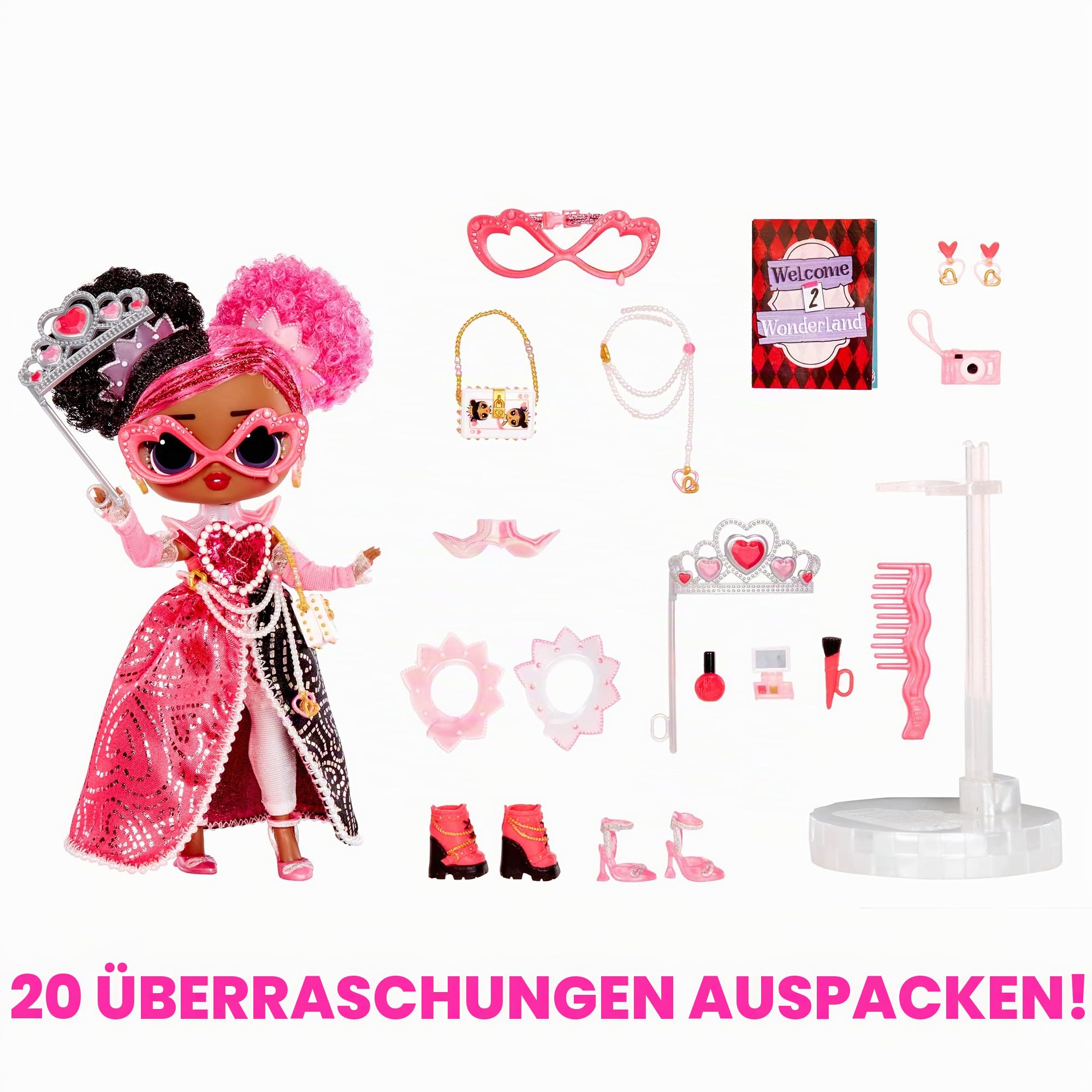 LOL Surprise Tweens Masquerade Party Modepuppe mit 20 Überraschungen - Regina HARTT - Inklusive Partyzubehör und Zwei Fashion Looks - Für Kinder & Sammler ab 4 Jahren