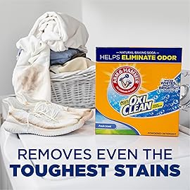 Arm & Hammer Plus OxiClean Powder Laundry Detergent, Fresh Scent, 45 Loads, 3.48 Pound (Pack of 1) - Package May Vary