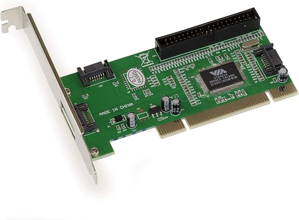 Carte contrôleur PCI 3 ports SATA, 1 port IDE RAID 0, RAID 1, RAID 0+1, JBOD