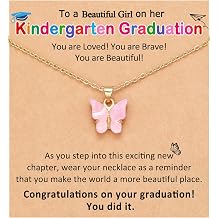 Kindergarten 5th Grade Graduation Gifts for Girls Butterfly Necklace