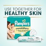 Lingettes Bébé Pampers Aqua Pure, 99% Eau, Sans Parfum, 672 Lingettes Bébé au Total (12 Paquets Flip-Top)