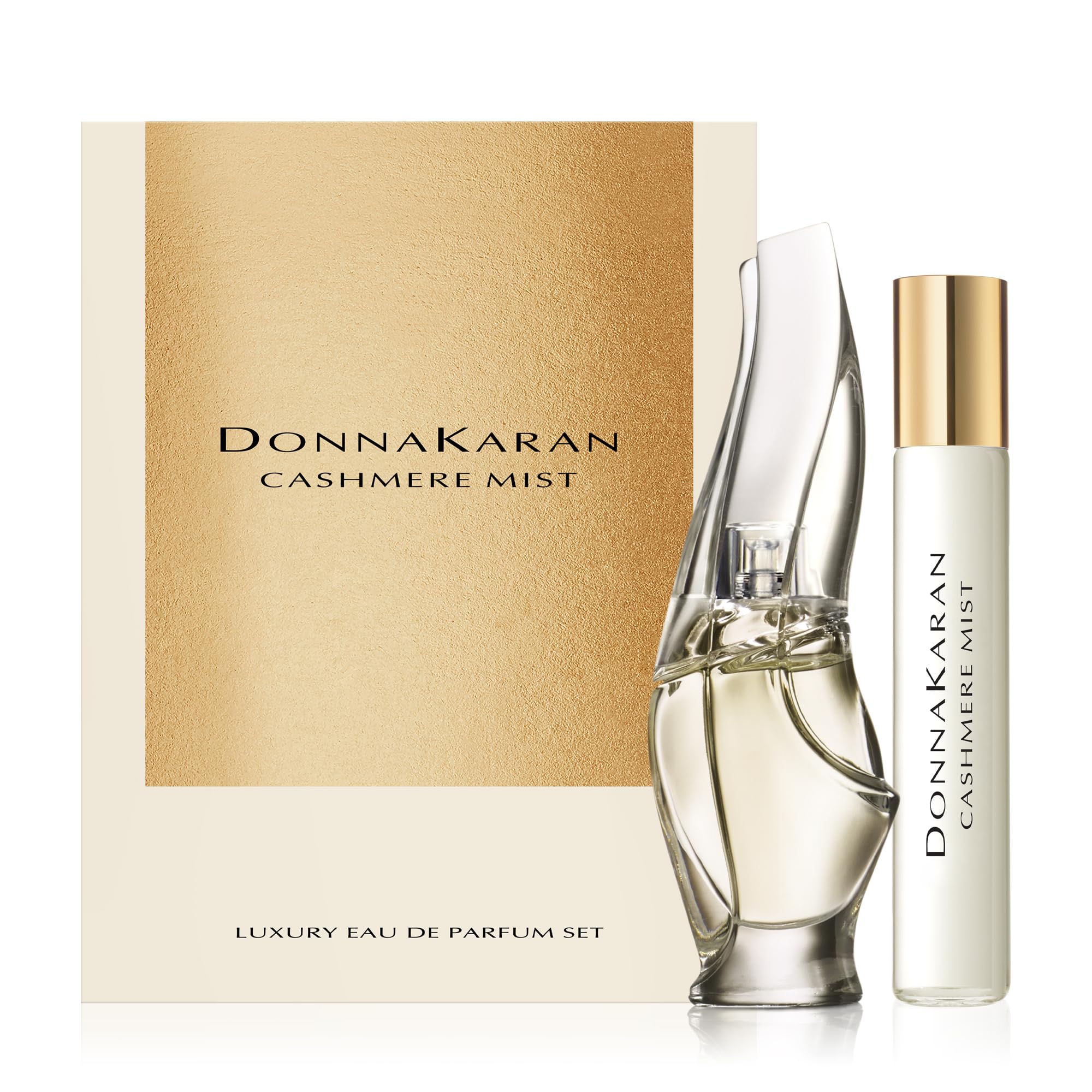 Donna Karan Cashmere Mist Luxury Eau de Parfum Set For Women - Mini 0 5 Fl Oz Travel