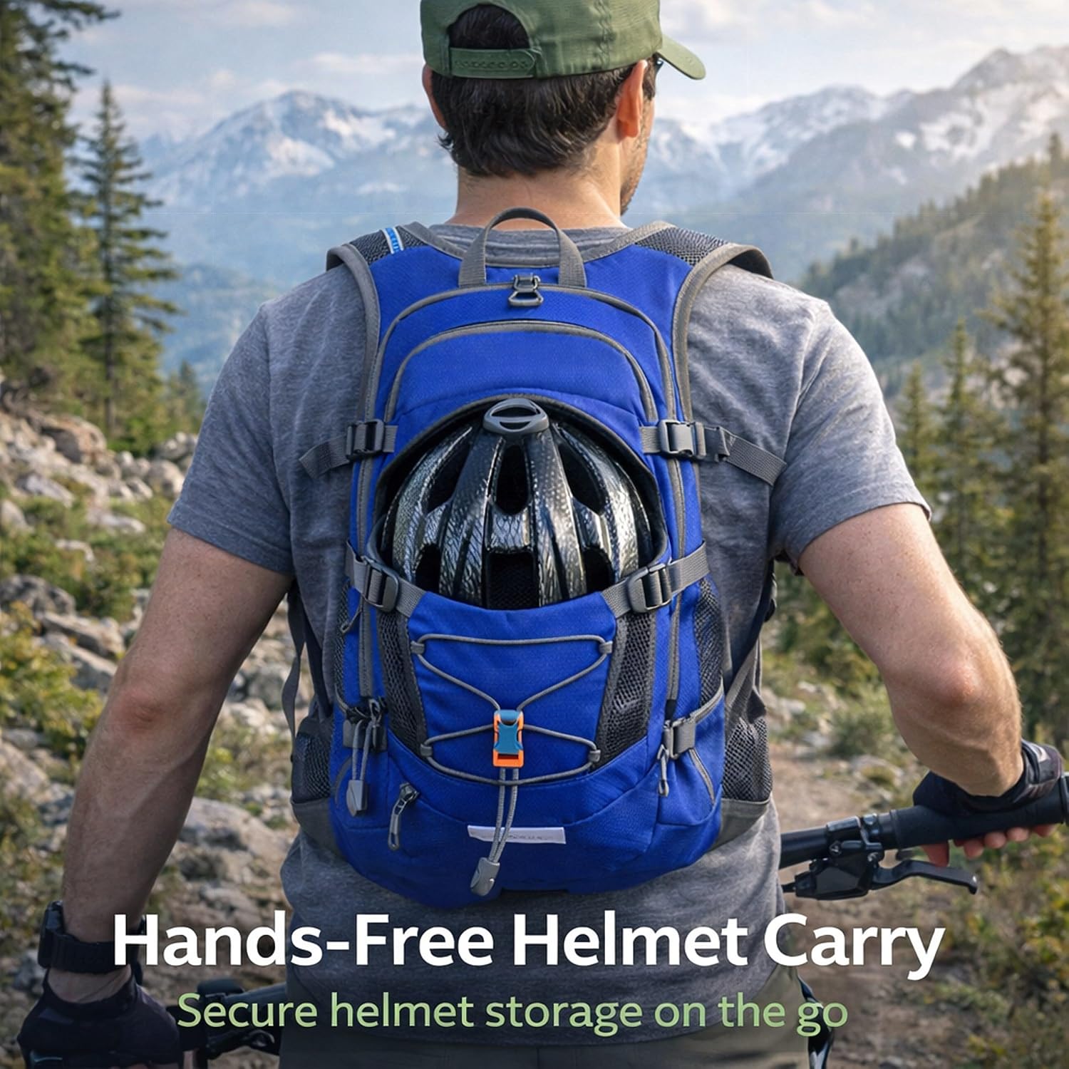Hydration Backpack 18L - Garam Sports Origin Leak‑Proof for Running, Hiking, Cycling – Lightweight, Breathable, Thermal Isolation & High Waterproof – Includes 3L Water Bladder & Cleaning Kit