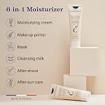 Embryolisse - Lait-Crème Concentré, Multifunction Daily Moisturizer, Primer, and Makeup Remover, Suitable for All Skin Types. French Face Cream With Shea Butter & Aloe Vera