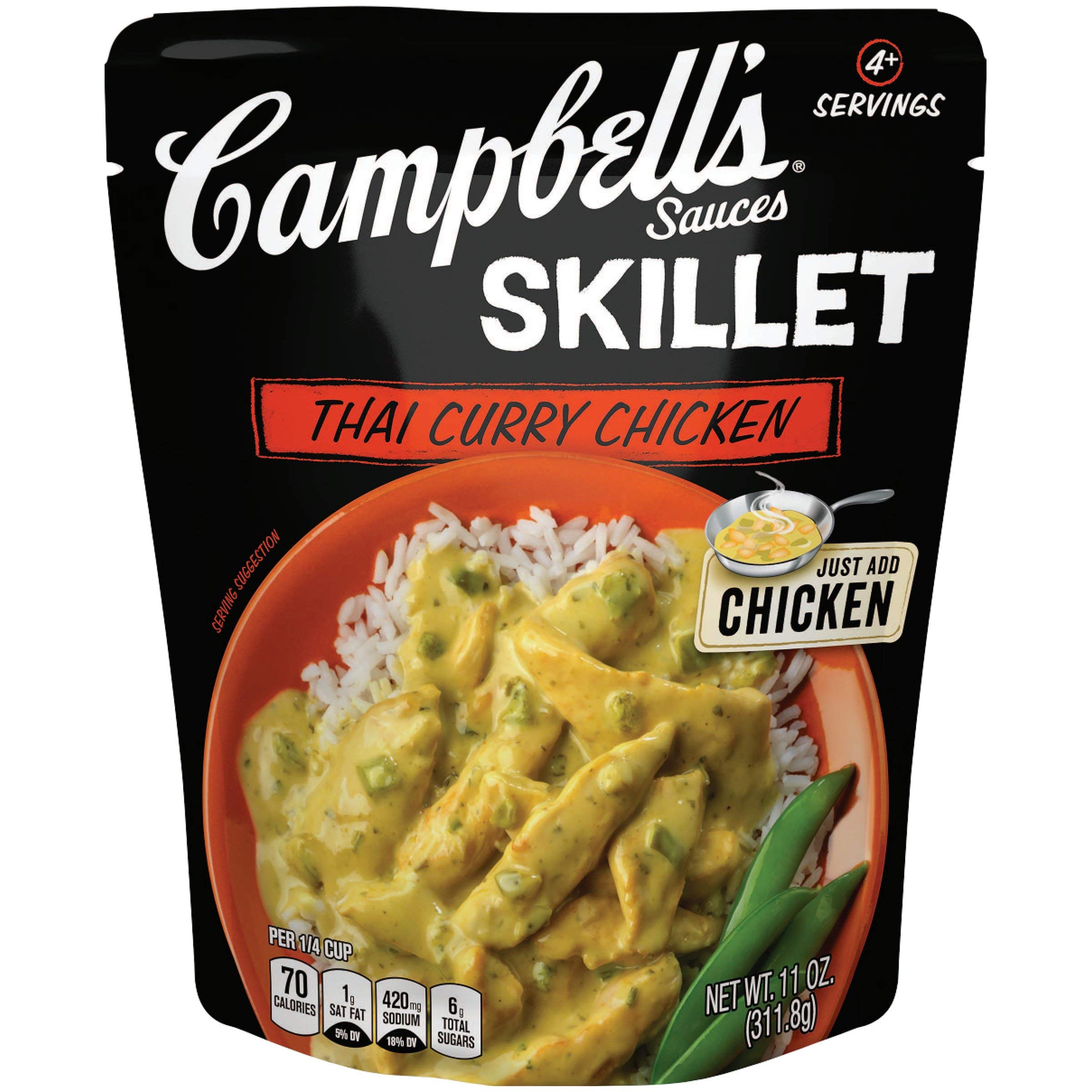 Campbell's Sauces Skillet Sauces Thai Curry Chicken