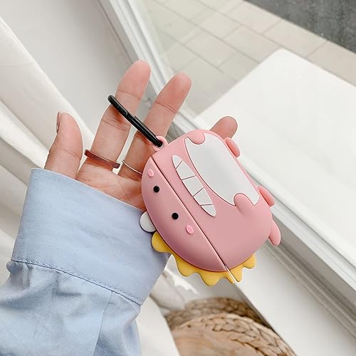 Miniatura 3 de Funda de dibujos animados 3D con llavero para mujeres, niñas, hombres y niños para Beats Studio Buds 2021, funda de dinosaurio verde, accesorios de