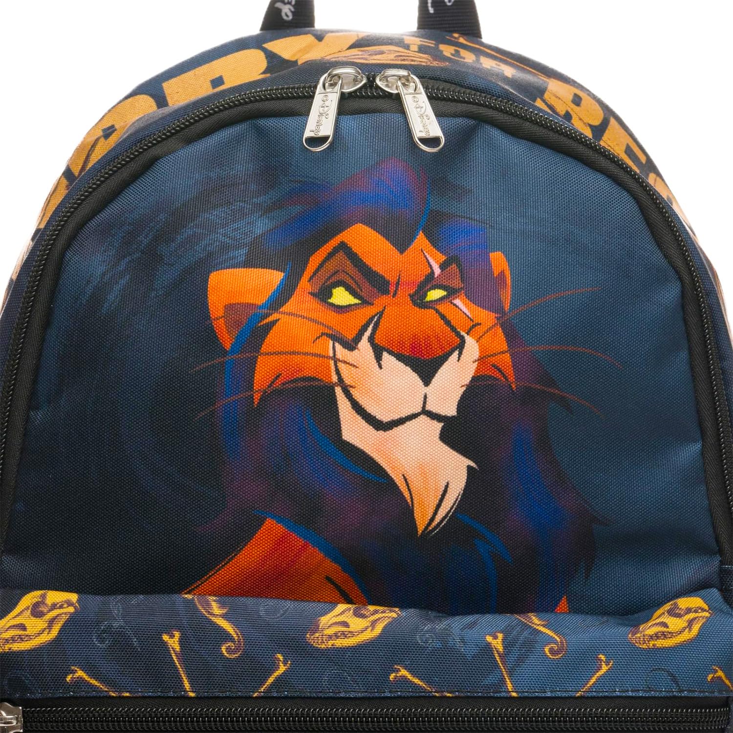 Disney Mini zaino per ragazze con Re Leone – Bundle con mini borsa da 33 cm con cicatrice Plus bottiglia d'acqua Lion King Scar zaino borsa per bambini, ragazze, donne