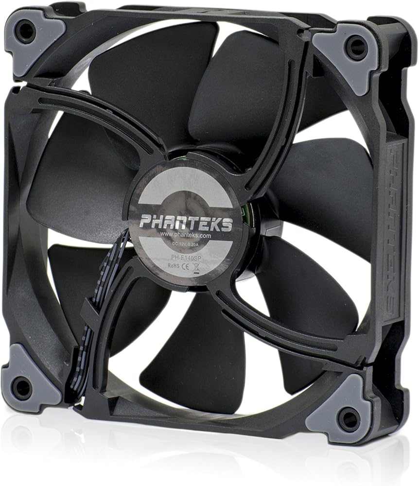 Phanteks PH-F120MP_BBK_PWM, 500- 1800RPM, Frame/Blades 120mm, Radiator Fan - View 1
