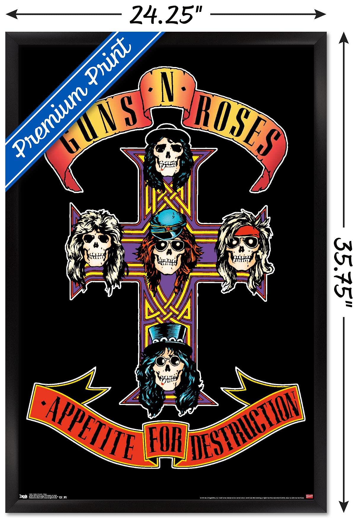 Amazon.com: Trends International Guns N' Roses - Cross Wall Poster