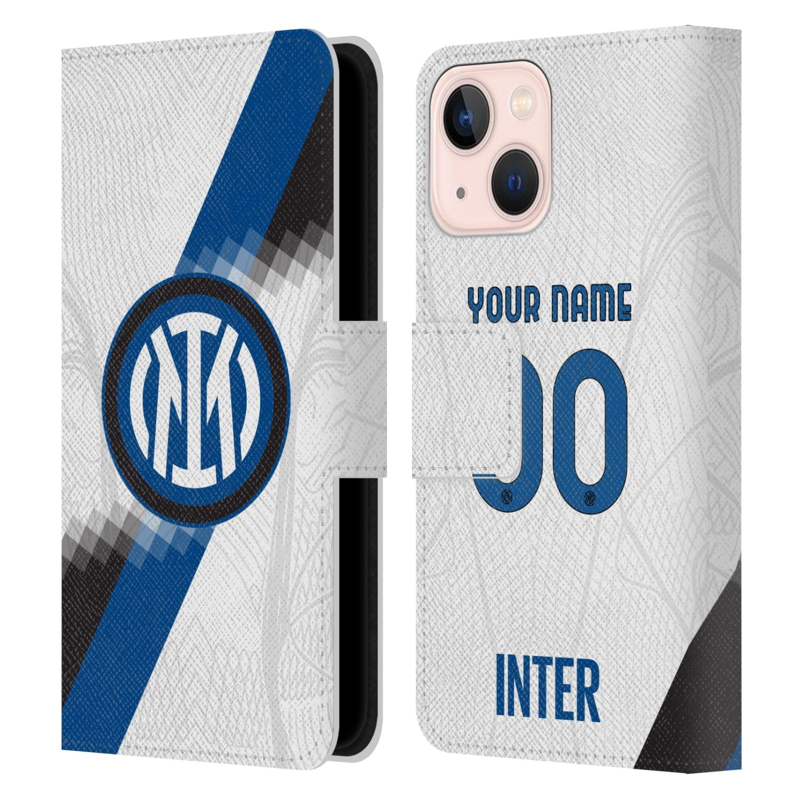 Coque iPhone 13 Mini Inter Milan portefeuille pour éviter les rayures d'écran - 7