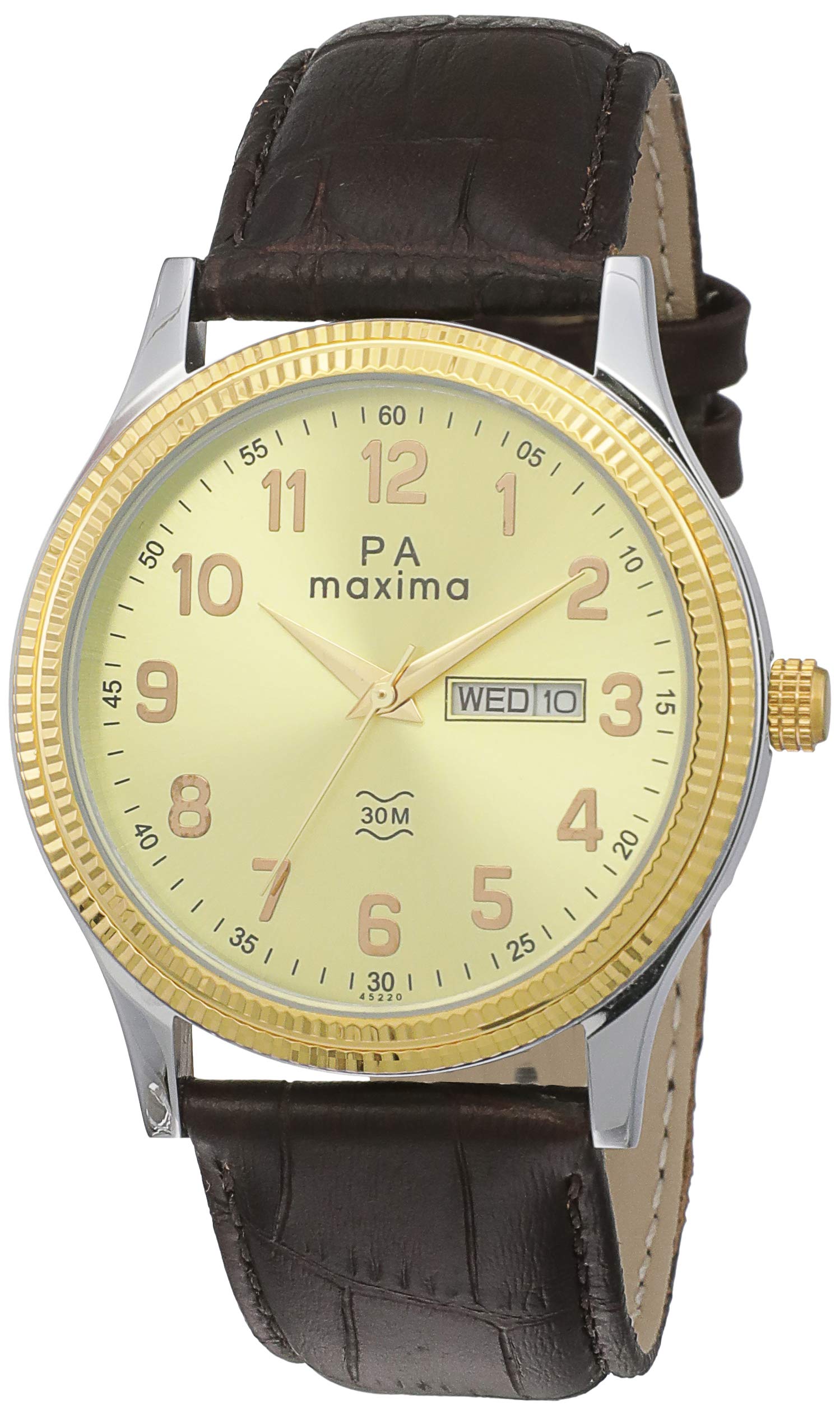 Maxima Leather Analog Gold Dial Men Watch-45220Lmgt, Black Band (B07JXTCWPZ) Amazon Price History, Amazon Price Tracker