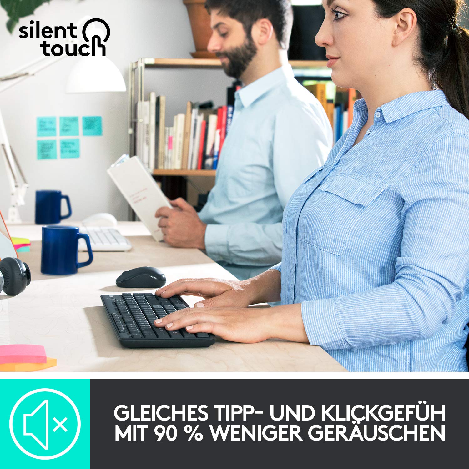 Logitech MK295 silencioso inalámbrico COMBO - DEU QWERTZ