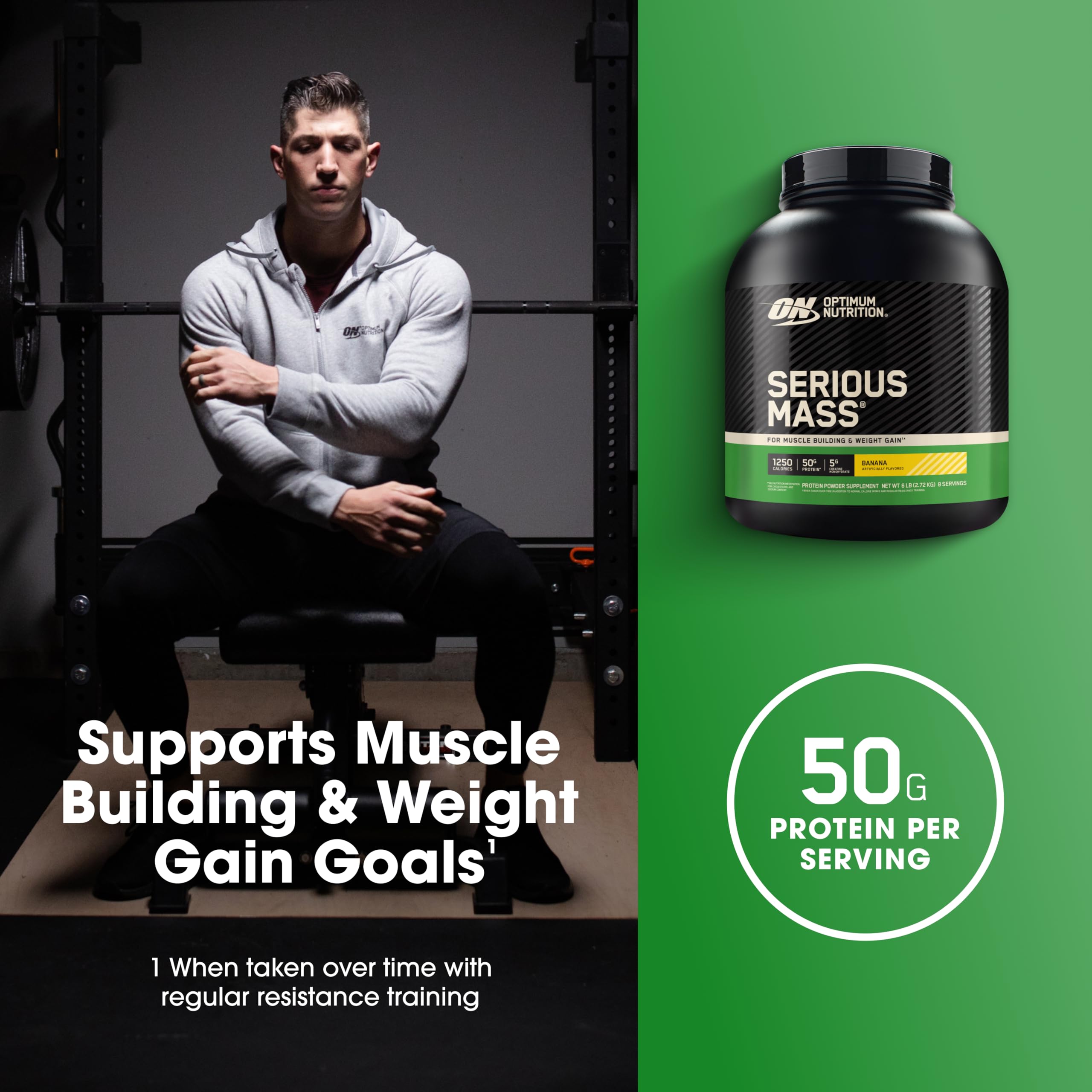 Amazon.com: Optimum Nutrition Serious Mass, Weight Gainer Protein 