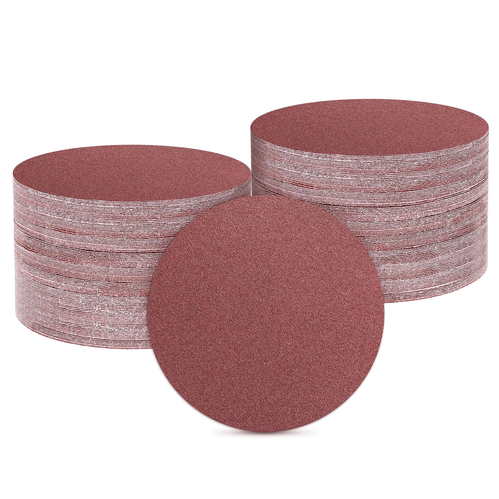 QUARKZMAN 1000 Pcs 50mm 2 Inch Discos De Lija 60 Grit De Gancho Y Bucle Para Lijadora Orbital Aleatoria Para Trabajos En Madera Automotriz Y Metal