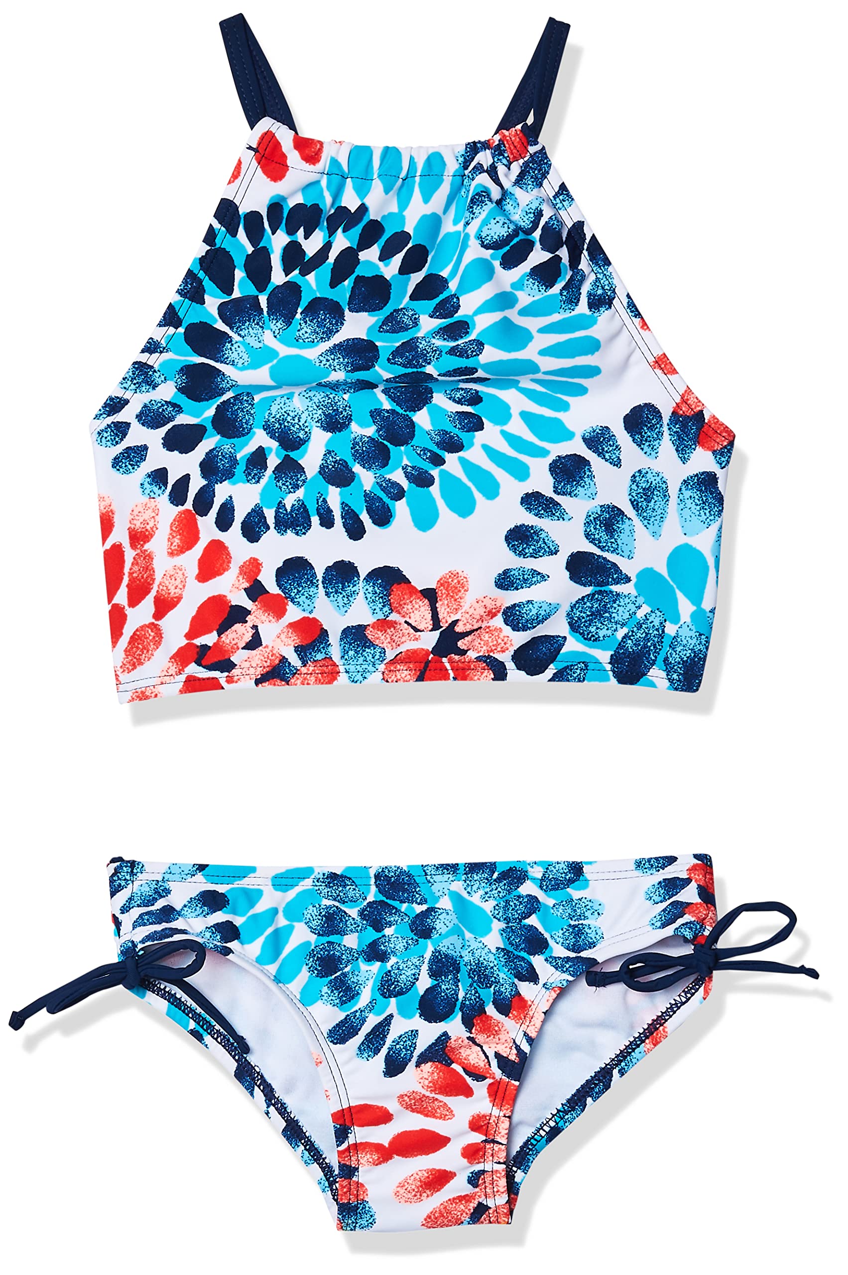 Kanu Surf Girls' Daisy Beach Sport Halter Tankini 2-Piece Swimsuit