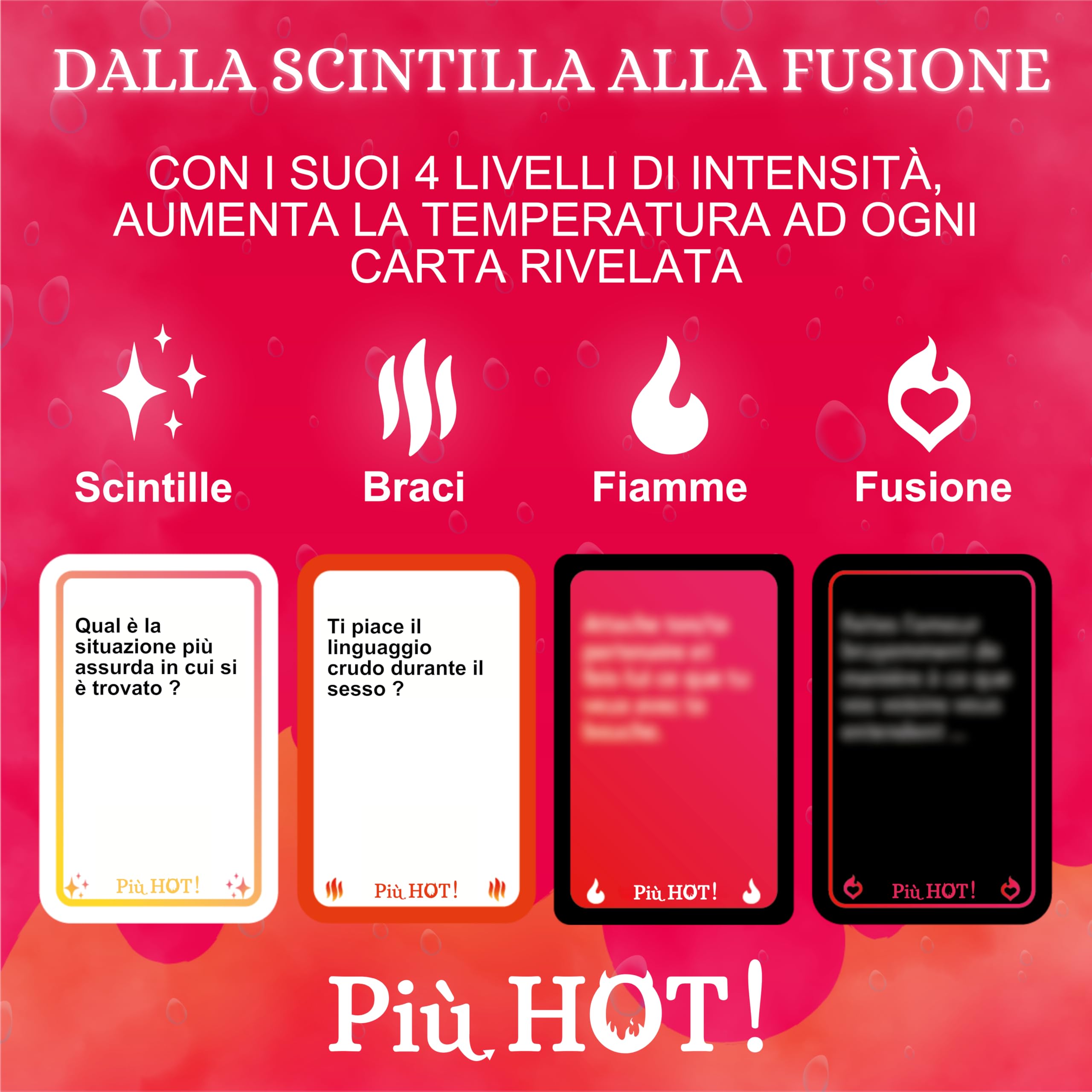Più HOT! - Il Gioco Piccante Per Coppie: 50 Modi Per Scaldare La Serata | Carte In Edizione Limitata - 4
