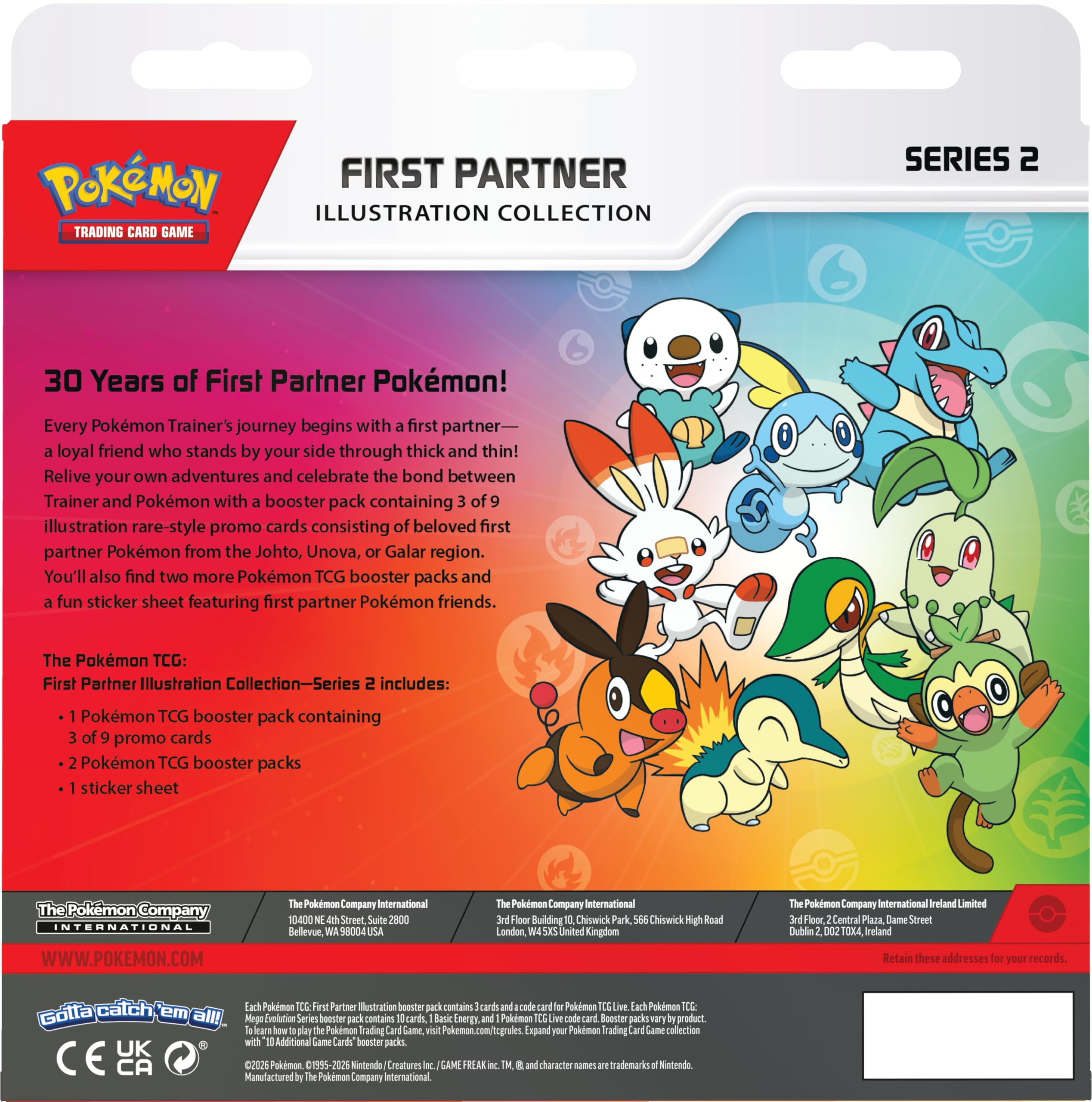 Amazon.com: Pokmon TCG: First Partner Illustration Collection Series 2 :  Toys & Games