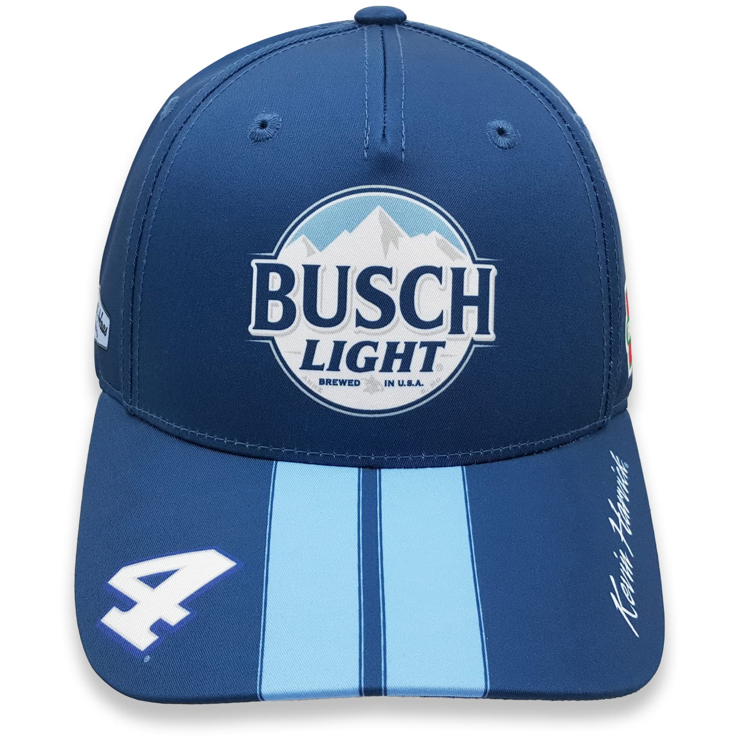 Checkered Flag SportsNASCAR 2022 Adult Driver/Sponsor Uniform Adjustable Hat/Cap, Kevin Harvick #4/Busch Light, One size