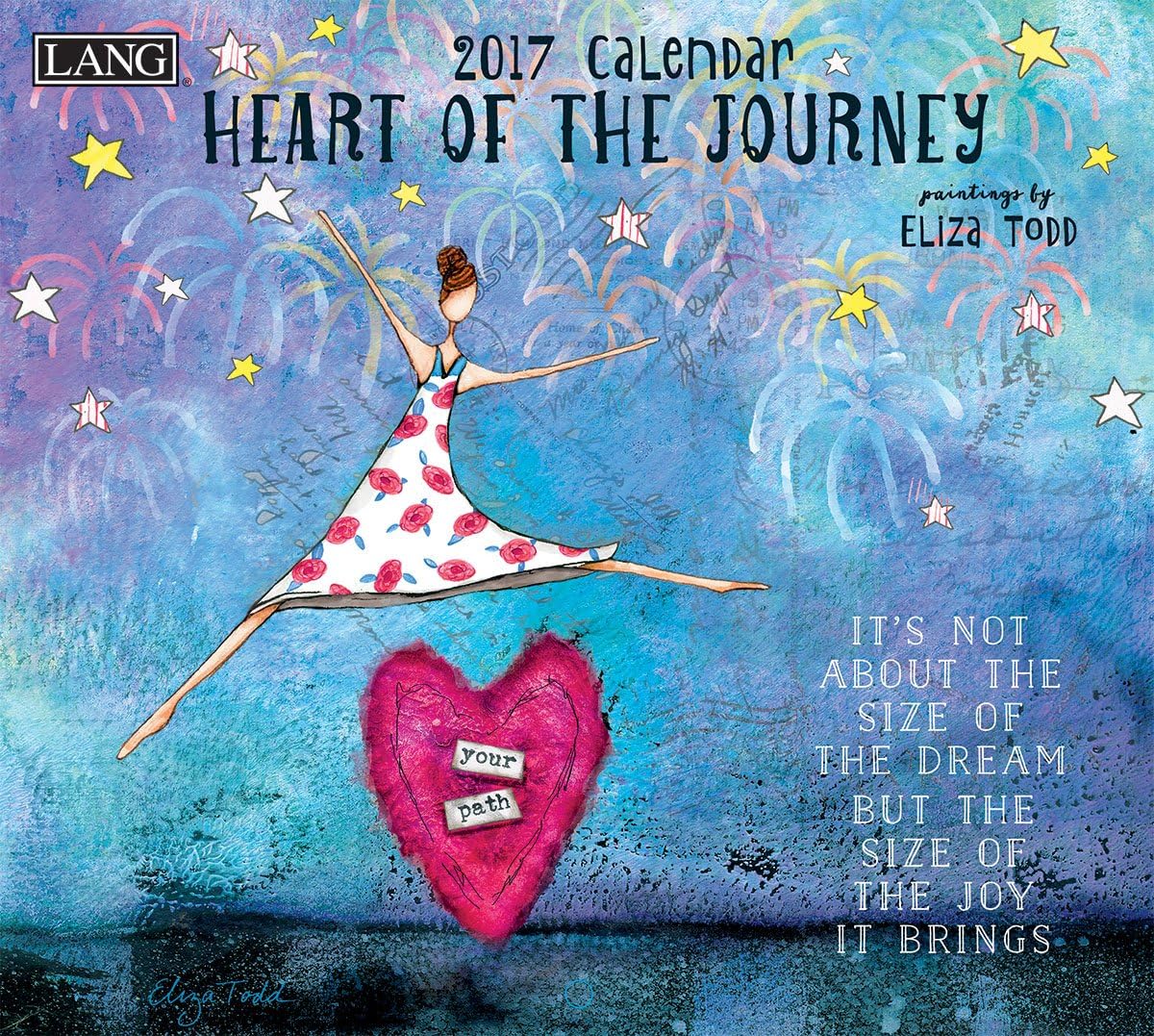 Lang 2017 Heart of The Journey Wall Calendar, 13.375x24Inch Amazon
