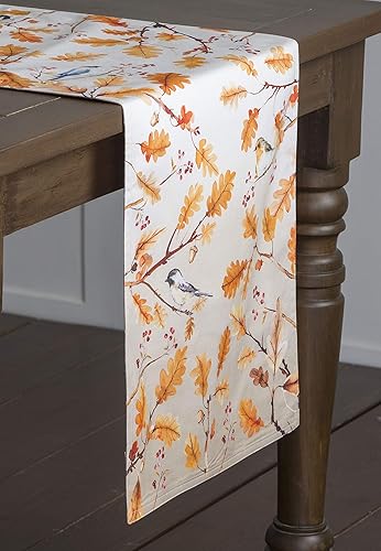 Miniatura 5 de Camino Maison d' Hermine de mesa, 100 % algodón, diseño para Día de Acción de Gracias y Navidad