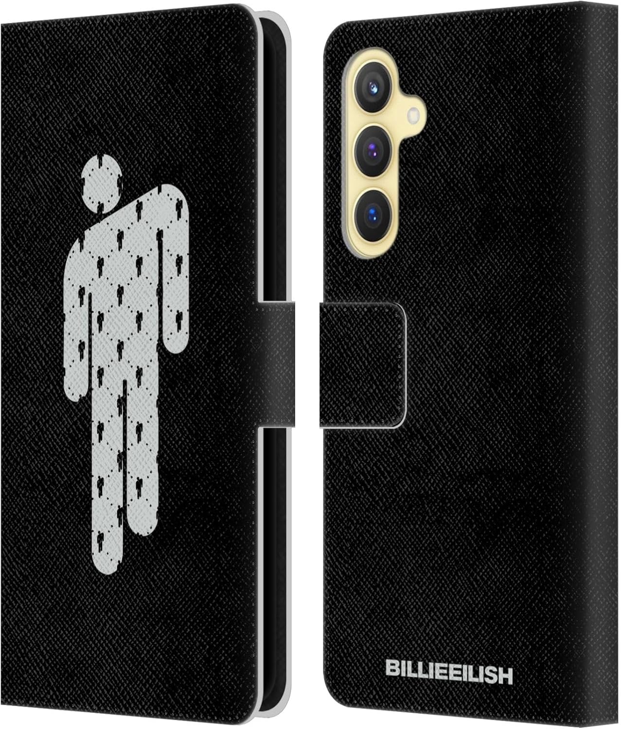 Head Case Designs Officially Licensed Billie Eilish Blohsh Key Art Leather Wallet Case Compatible with Samsung Galaxy S23 FE 5G