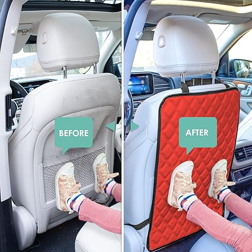 Miniatura 18 de FH Group Neosupreme - Cojines de asiento para automóvil, ajuste universal, cojín para asiento trasero de automóvil con respaldo de silicona Gris