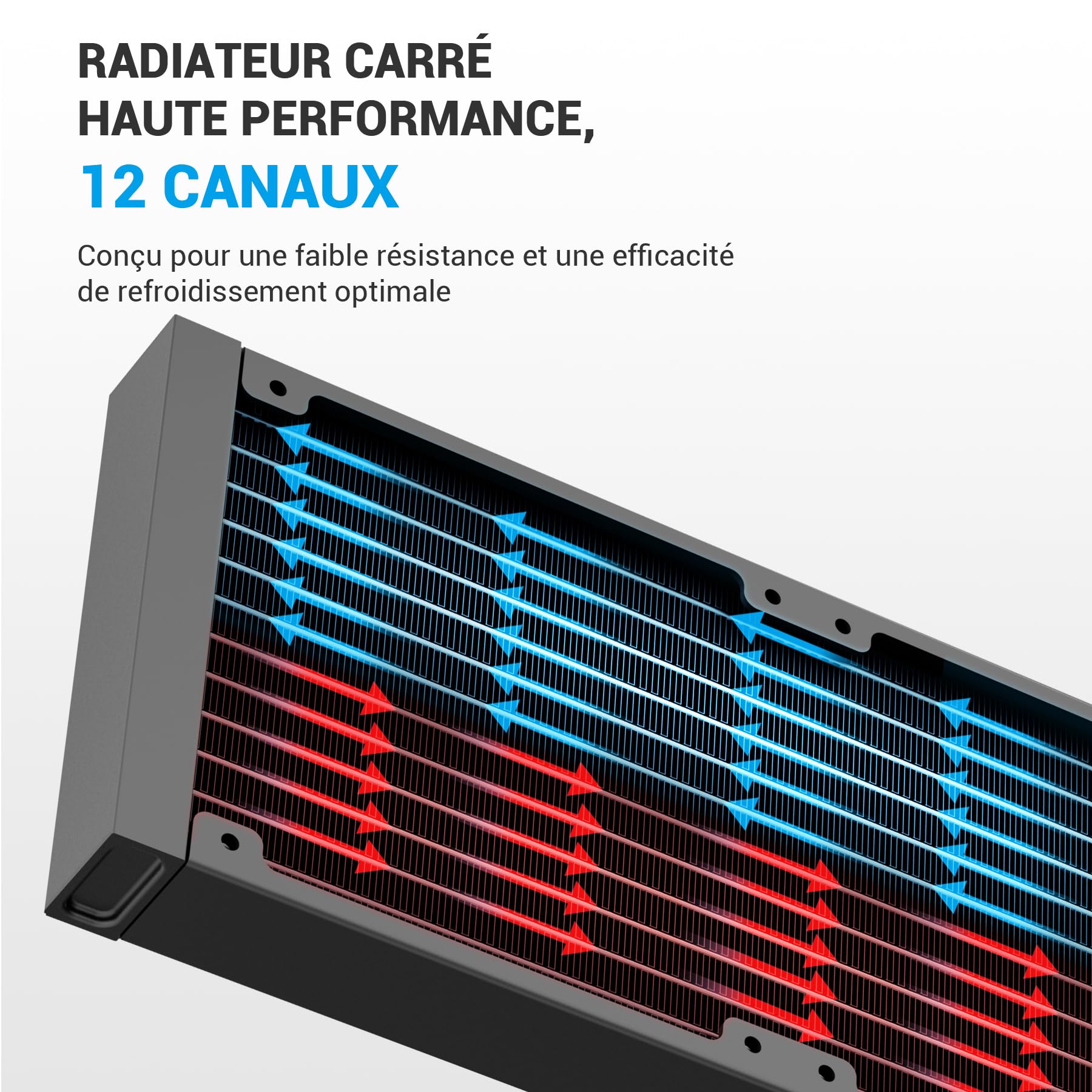SAMA Q70 Disipador de CPU AIO de 360 ​​mm con pantalla LCD de 2,8", extraíble magnéticamente,ventiladores modulares XT120, aspas LCP, soportes adicionales, 115X, 2011, 1200, 1700, 1851, AM4, AM5 negro