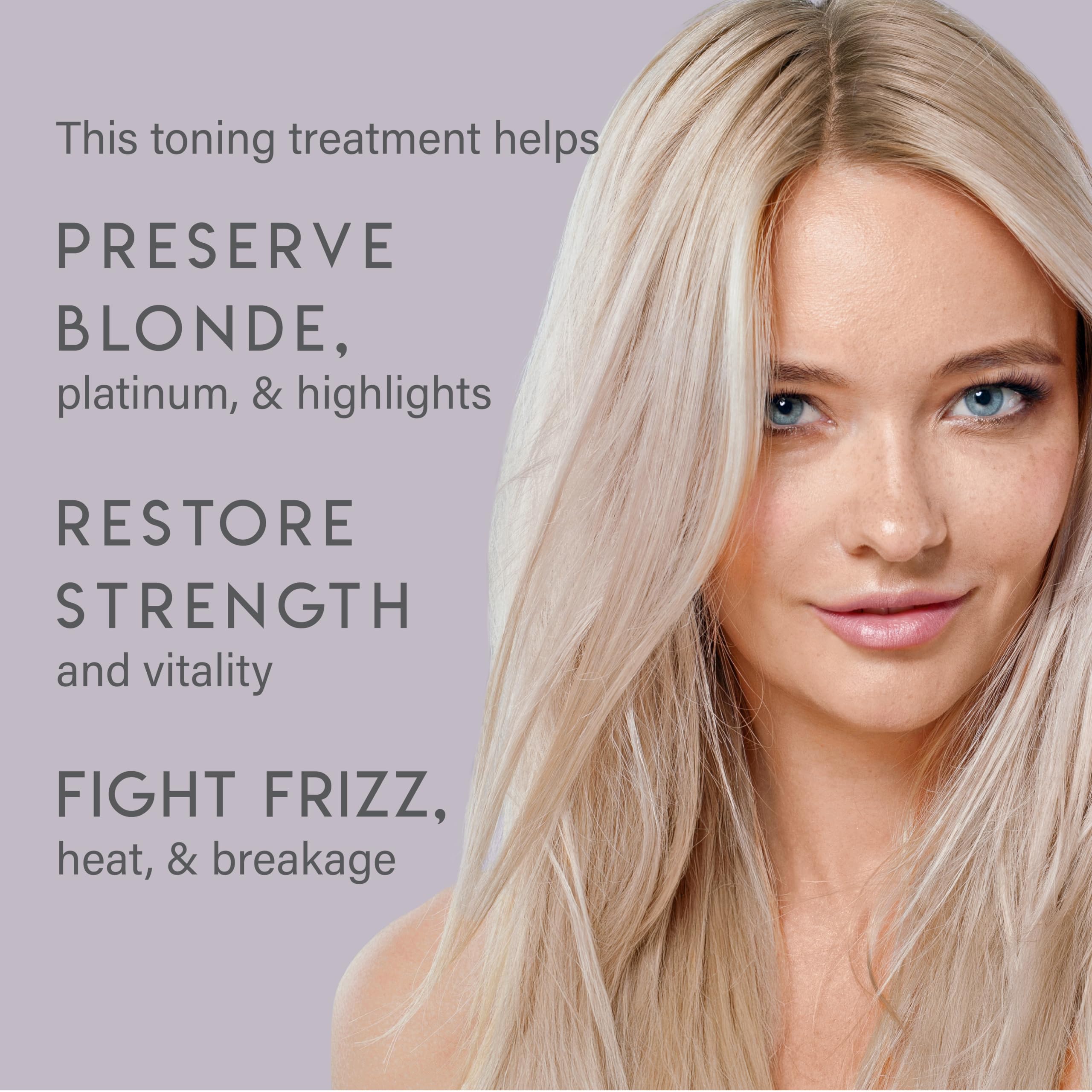 Aluram Purple Hydrate & Repair Hair Treatment for Blonde, Silver & Gray Hair, 11 fl oz